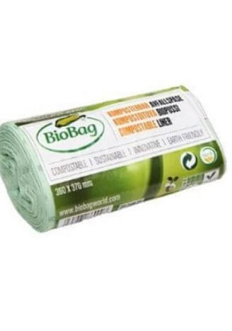 BioBag Worki na odpady organiczne 100% biodegradowalne i kompostowalne, idealne do MaxAir II, 6L, rolka 30 sztuk